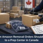 Amazon removal orders processed at a prep center in Canada