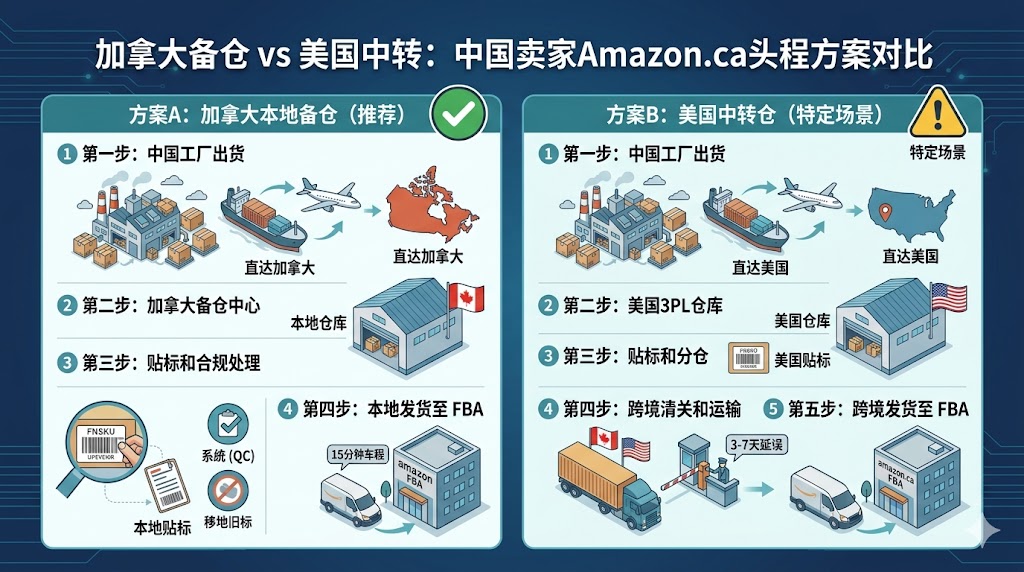 加拿大FBA 中国卖家 备仓