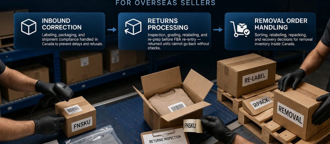 Amazon Canada inbound prep requirements for overseas sellers
